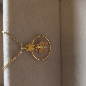 Vintage Gold Butterfly Necklace